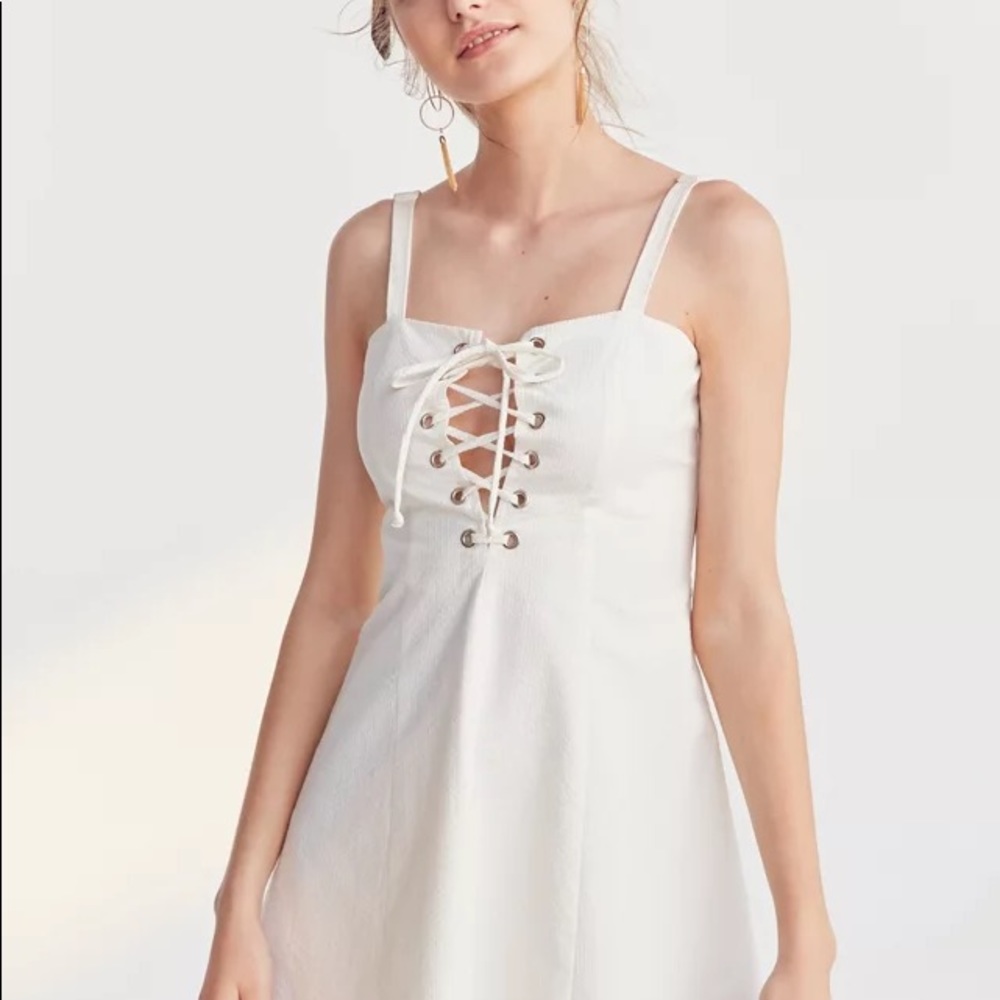 Staud x Solid & Striped White Dress